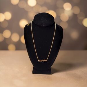 10/ $10 New Gold Script  Necklace - Women Jewelry
